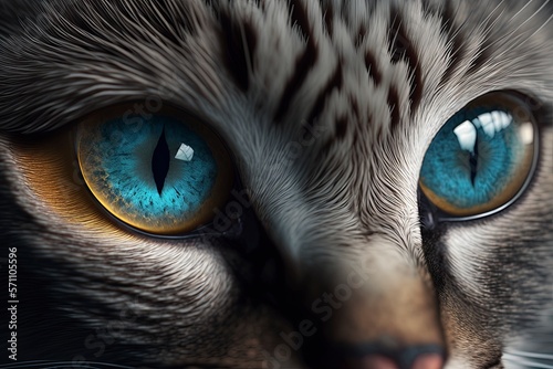 cats eyes with Generative AI