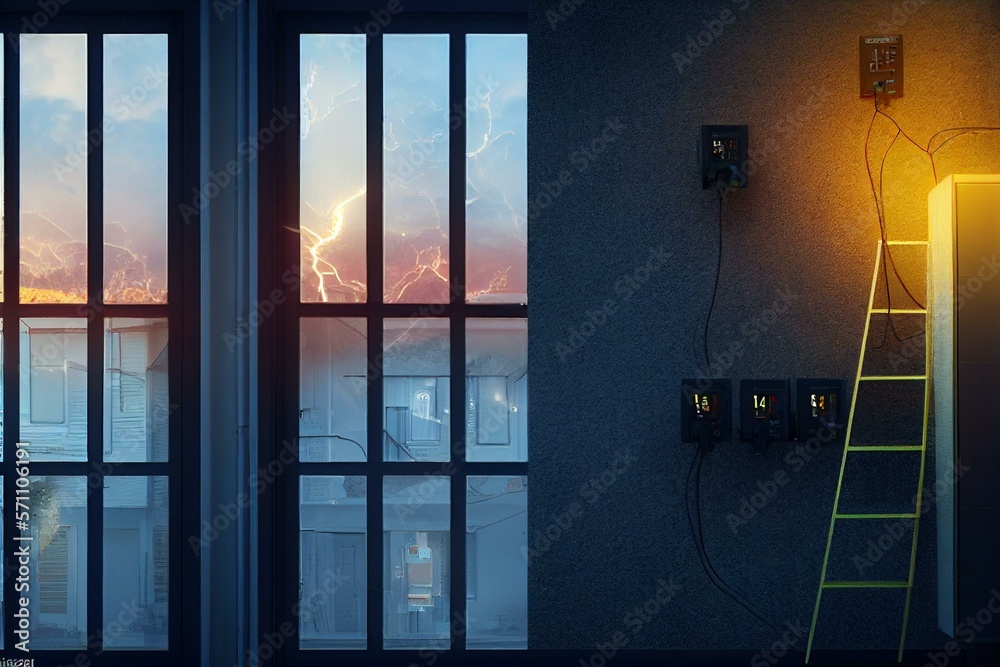 Resetting tripped breaker in residential electricity power panel