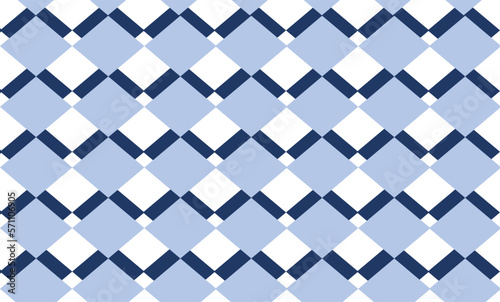 two tone blue diamond checkerboard repeat pattern, replete image, design for fabric printing