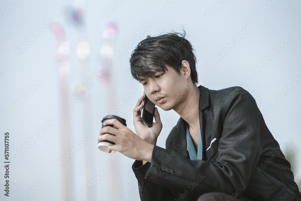 Employees fired or resigned from the company interviewing for a job or schedule an interview by phone..Unemployed, hiring job, quitting job concept. Employees fired or resigned from the company interviewing for a job or schedule an interview by phone..Unemployed, hiring job, quitting job concept.