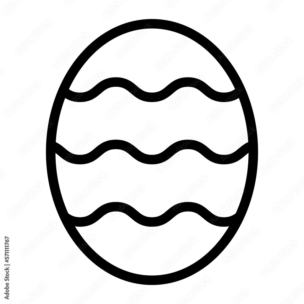 easter egg line icon easter egg line icon