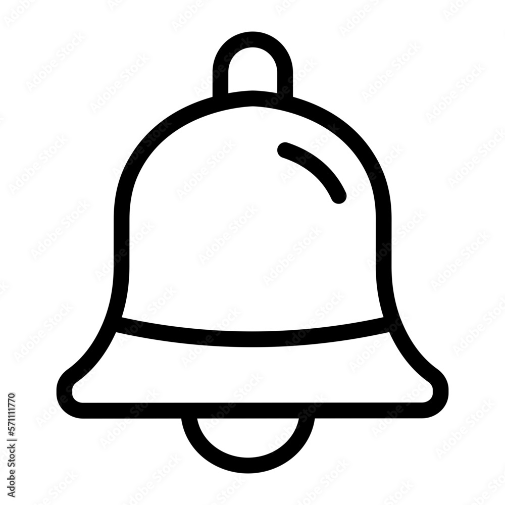 bell line icon