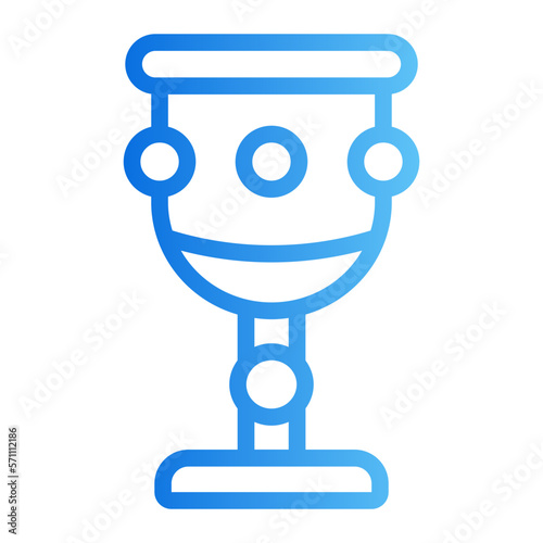 holy grail gradient icon