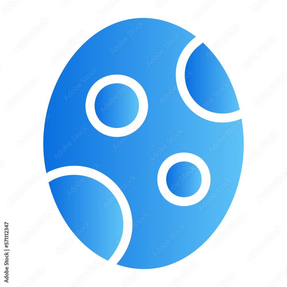 easter egg gradient icon easter egg gradient icon