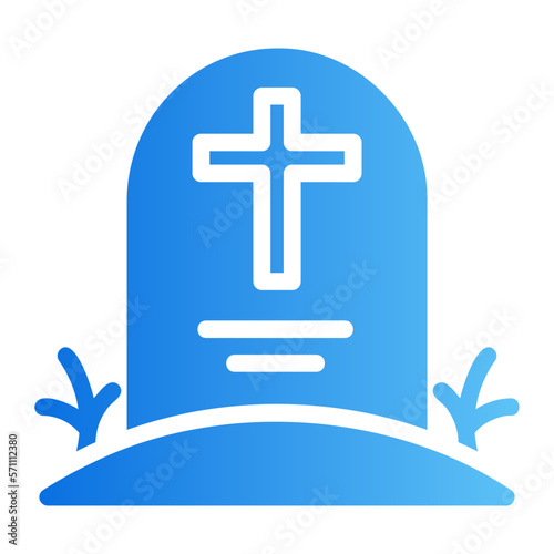 tombstone gradient icon