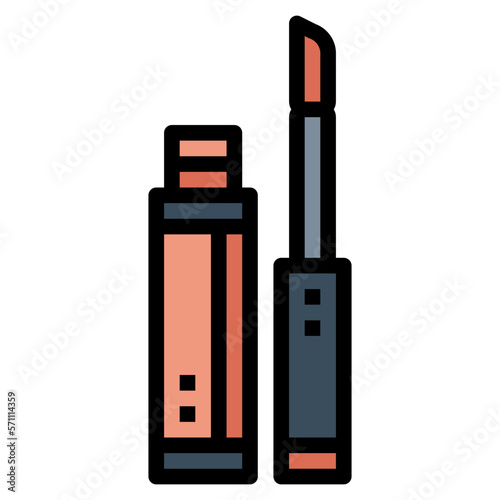 concealer filled outline icon style