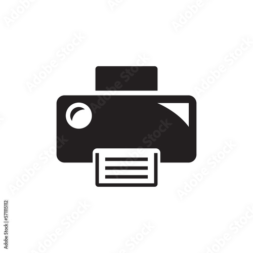 print icon , printout icon vector