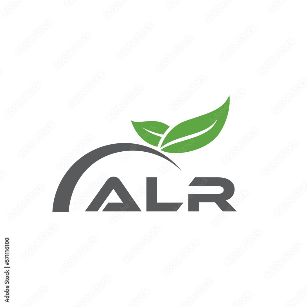 ALR letter nature logo design on white background. ALR creative initials letter leaf logo concept. ALR letter design. ALR letter nature logo design on white background. ALR creative initials letter leaf logo concept. ALR letter design.