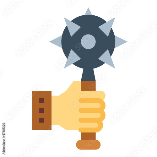 mace flat icon style