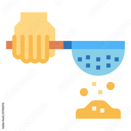 Strainer flat icon style