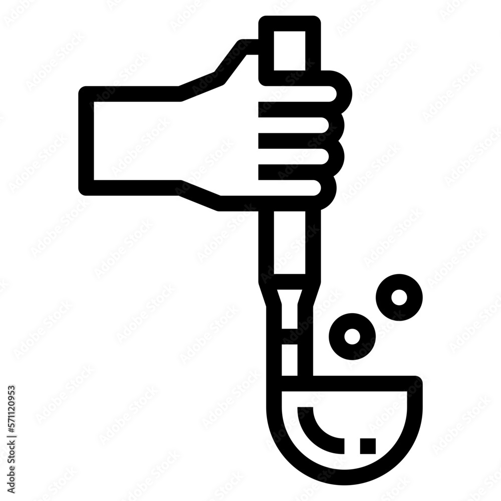 ladle line icon style ladle line icon style