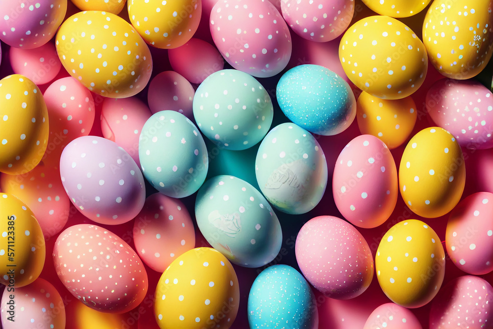 Happy easter background wallpaper. Generative ai Happy easter background wallpaper. Generative ai