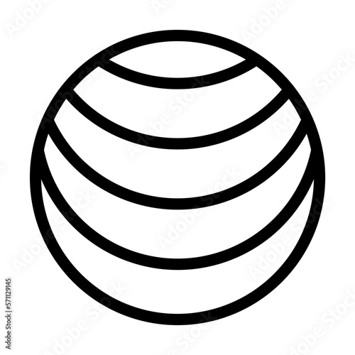 Fitball Icon Design
