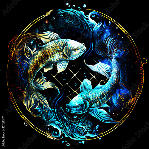 Zodiac sign pisces