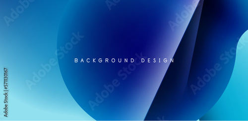 Colorful circle abstract background. Template for wallpaper, banner, presentation, background