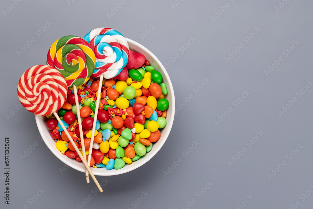 Candy sweets and copy space for your greetings Candy sweets and copy space for your greetings