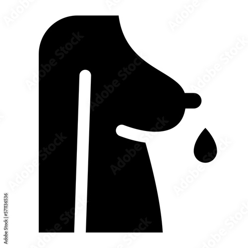 Breast Milk Glyph Icon