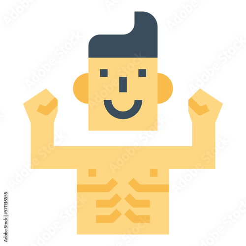 Good Health flat icon style