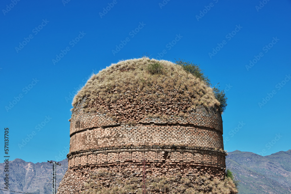 Shingardar Stupa in Swat valley of Himalayas, Pakistan