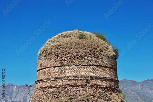 Obraz na płótnie Shingardar Stupa in Swat valley of Himalayas, Pakistan w salonie