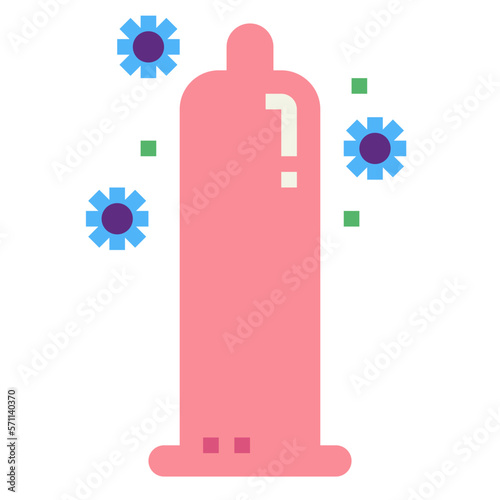 condom flat icon style