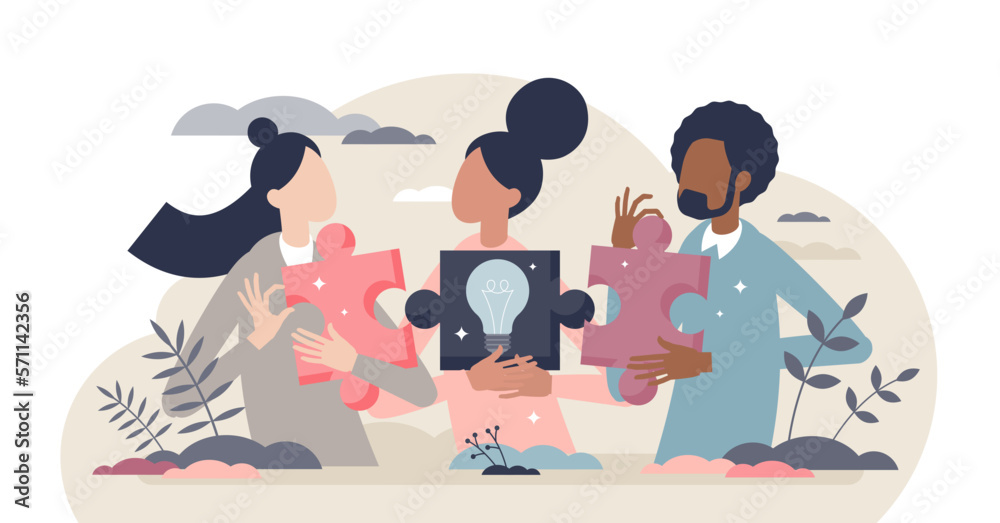 Mediation as couple relationship crisis mediator support tiny person concept, transparent background. Psychological conflict settlement for fight conclusion illustration.