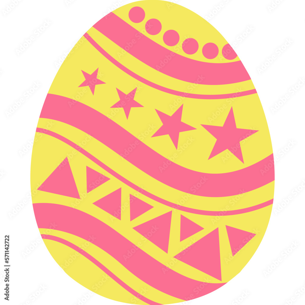Easter Day Egg Illustration