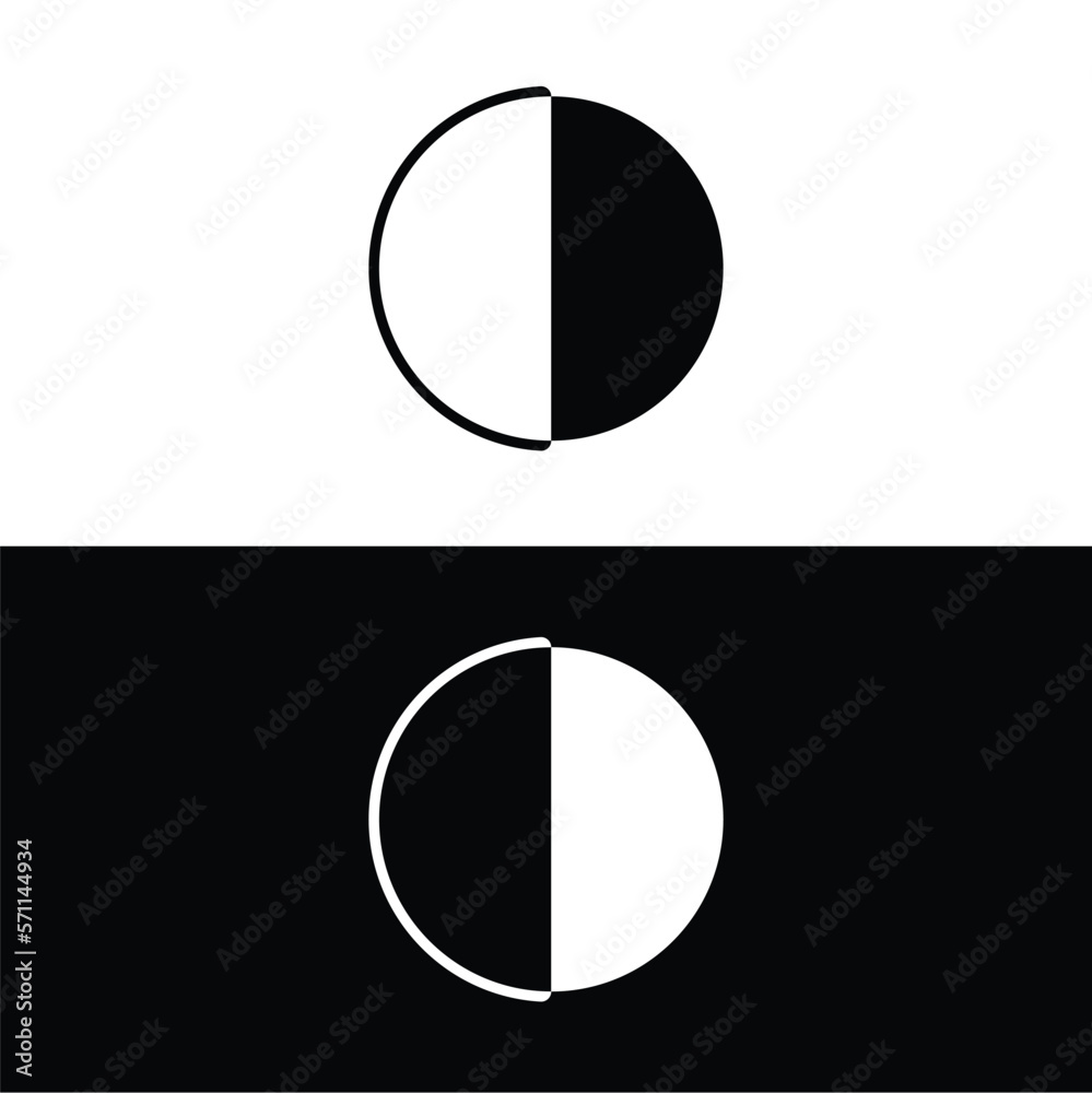 Circle logo template. Grunge ink circle made of black paint Circle logo template. Grunge ink circle made of black paint