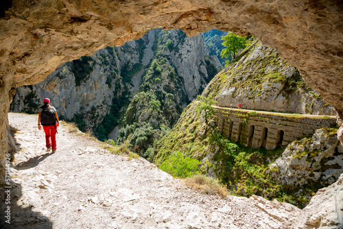 Ruta del Cares in Picos de Europa National Park, Spain photo