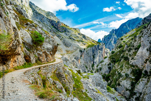 Ruta del Cares in Picos de Europa National Park, Spain