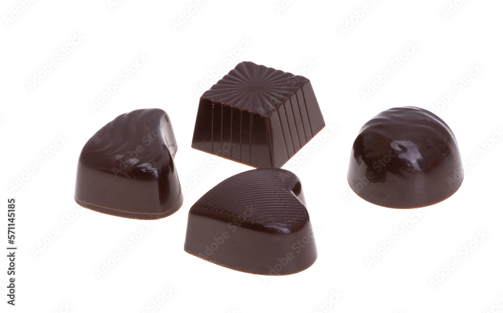 chocolate candies isolated chocolate candies isolated