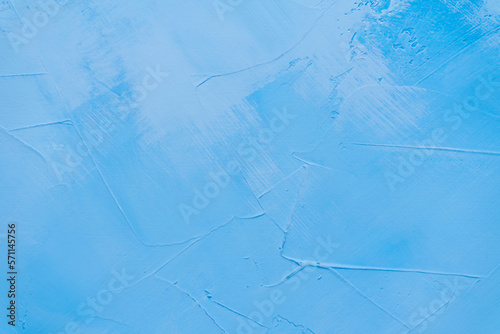Blue plaster wall texture background