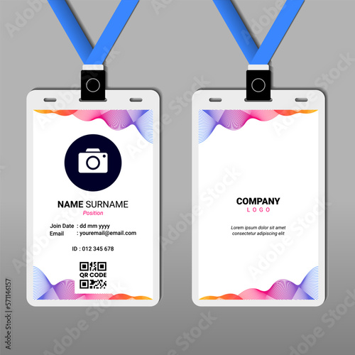ID Card Design for Business or Company