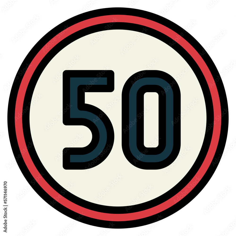 no overtaking filled outline icon style no overtaking filled outline icon style