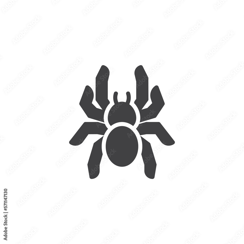 Spider tarantula vector icon Spider tarantula vector icon