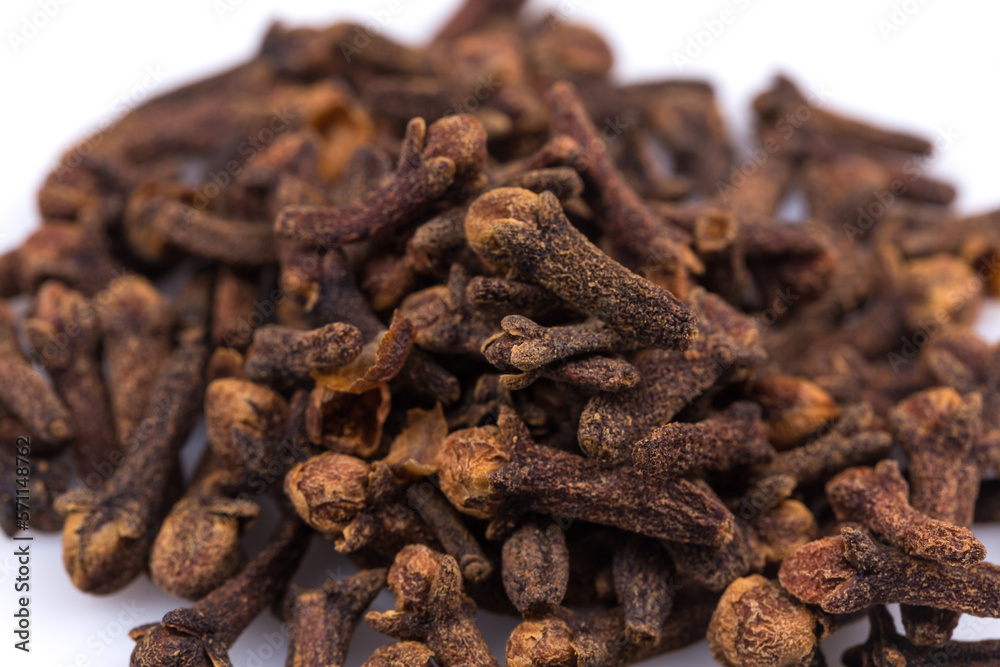 Cloves isolated on white background Cloves isolated on white background