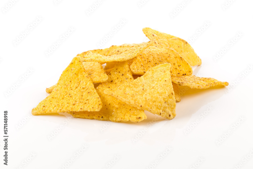 Salted corn snack nachos chips Salted corn snack nachos chips
