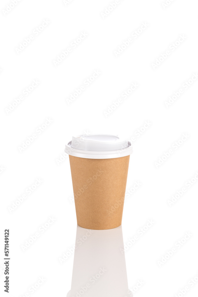 Empty Paper cups background
