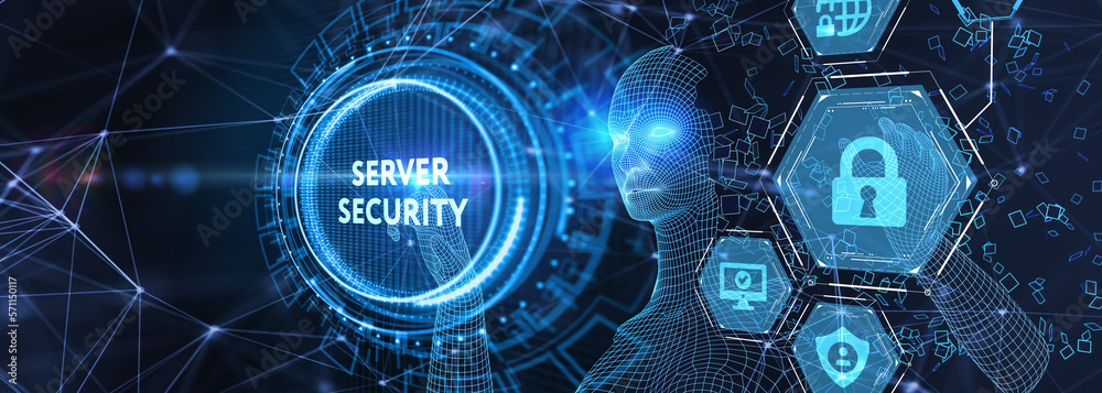 Cyber security data protection business technology privacy concept. Server security. 3d illustration Cyber security data protection business technology privacy concept. Server security. 3d illustration