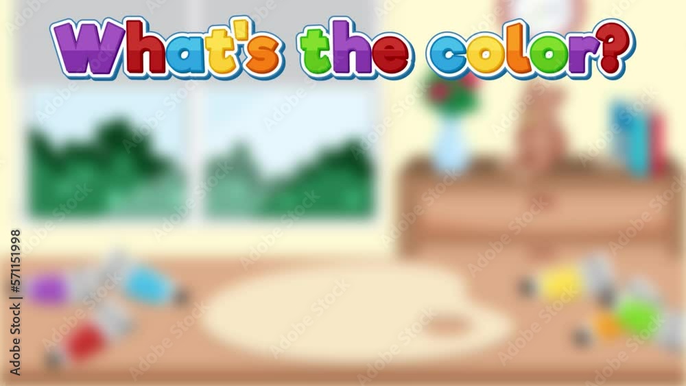 What's the colour, learning colour for kids.