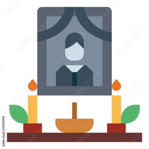 Altar flat icon style
