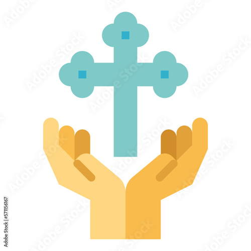 mantra flat icon style