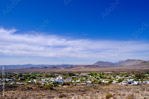 South Africa, Western Cape Province,Prince Albert, View of small townGreat Karoo photo