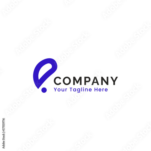 Free Download e logo design vector illustration - GFXLoad