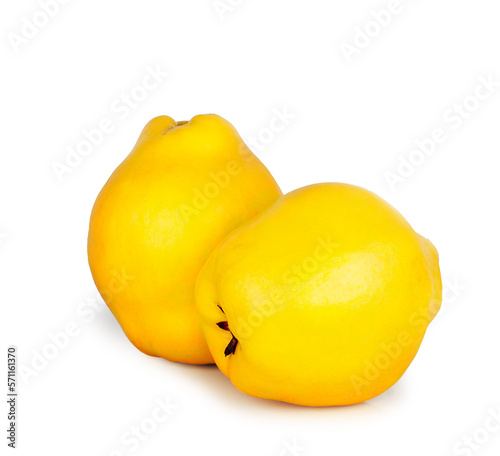 Quince fruits isolated on a white background