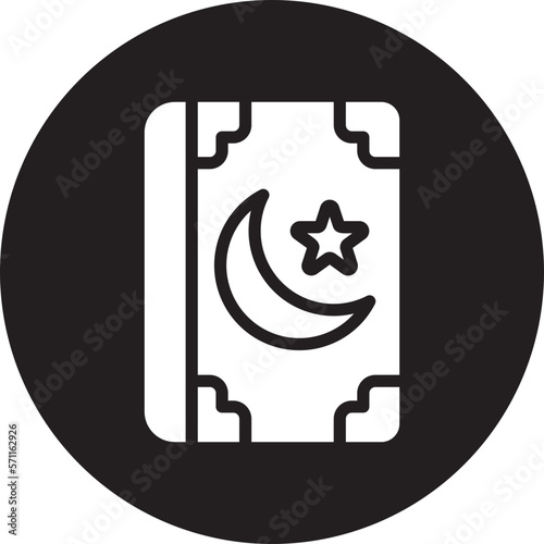 Quran glyph icon
