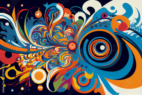 abstract background with circles