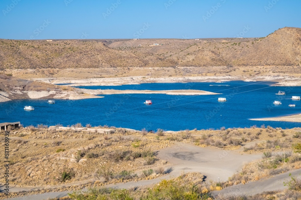 An overlooking view in Elephant Butte, New Mexico An overlooking view in Elephant Butte, New Mexico