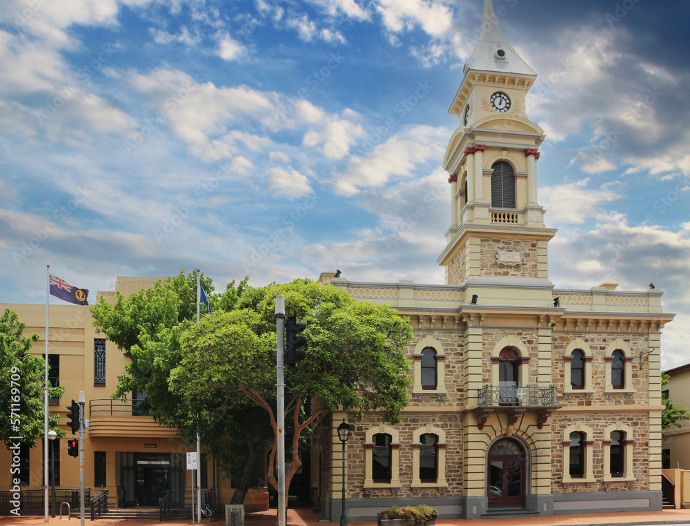 Former town hall in Port Adelaide built in the 19th century (South Australia)