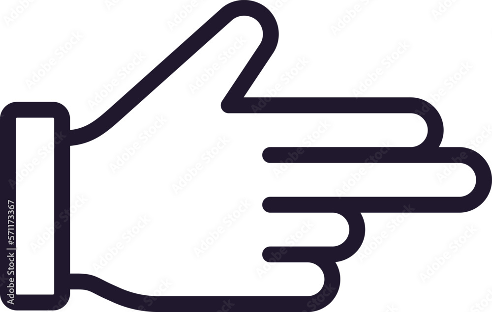 Single line icon of hand High quality vector illustration for design, web sites, internet shops, online books etc. Editable stroke in trendy flat style isolated on white background Single line icon of hand High quality vector illustration for design, web sites, internet shops, online books etc. Editable stroke in trendy flat style isolated on white background